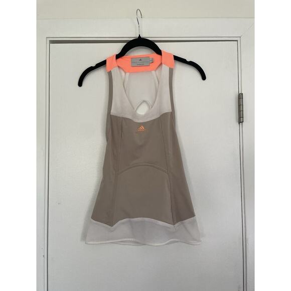 Adidas Stella McCartney Barricade Women’s Mesh Cut Out Tank Top Size 32 Tennis - Picture 1 of 8